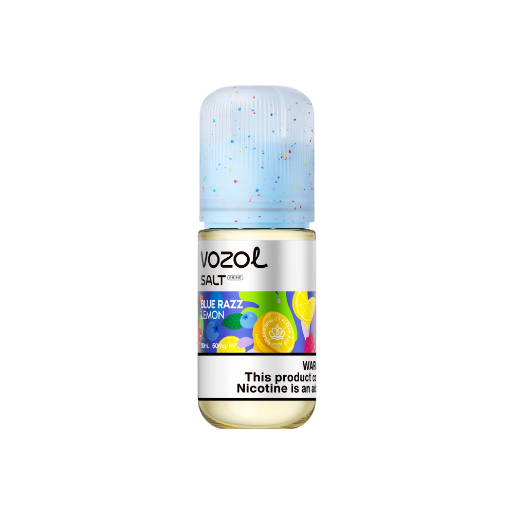 Photos and appearance — VOZOL SALT PRIME 30 ML Blue Razz Lemon