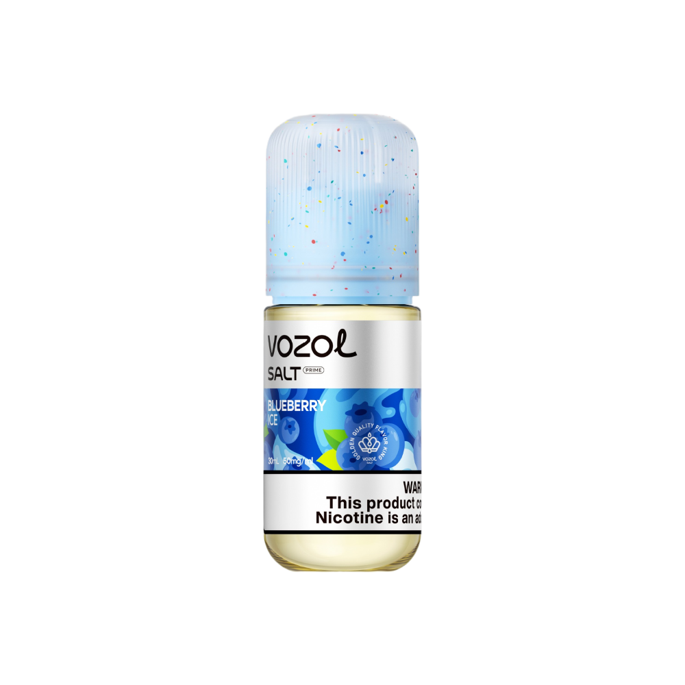 Photos and appearance — VOZOL SALT PRIME 30 ML Blueberry Ice