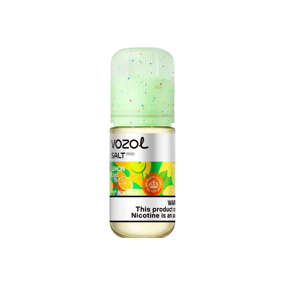 Photos and appearance — VOZOL SALT PRIME 30 ML Lemon Lime