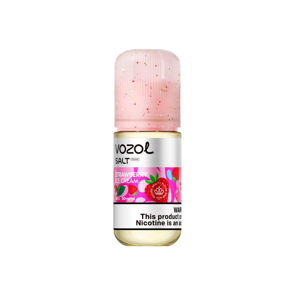 Photos and appearance — VOZOL SALT PRIME 30 ML Strawberry Ice Cream